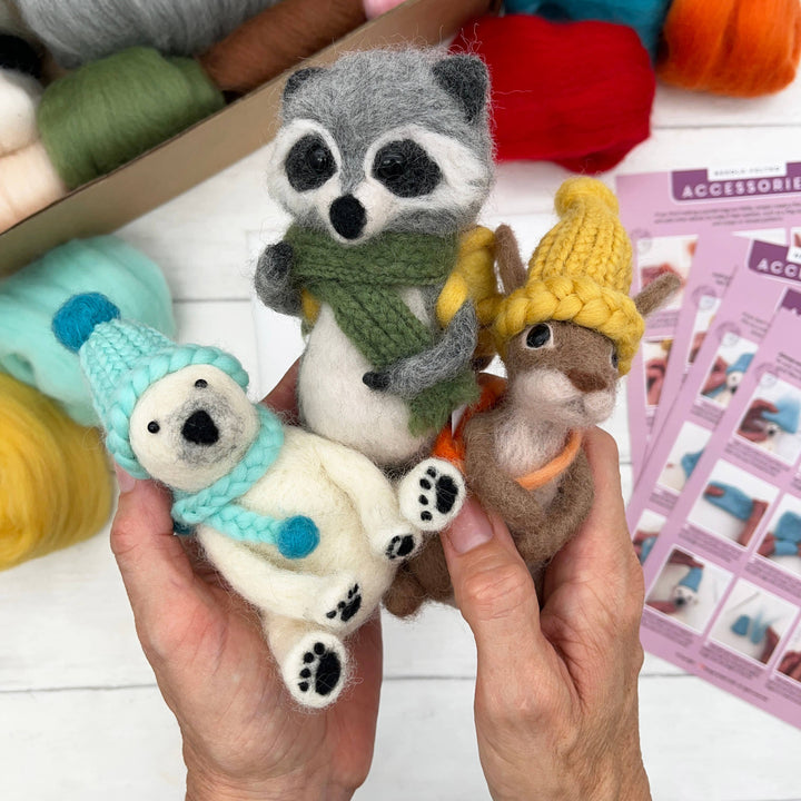 Needle Felting Bumper Kit - Winter Woollies