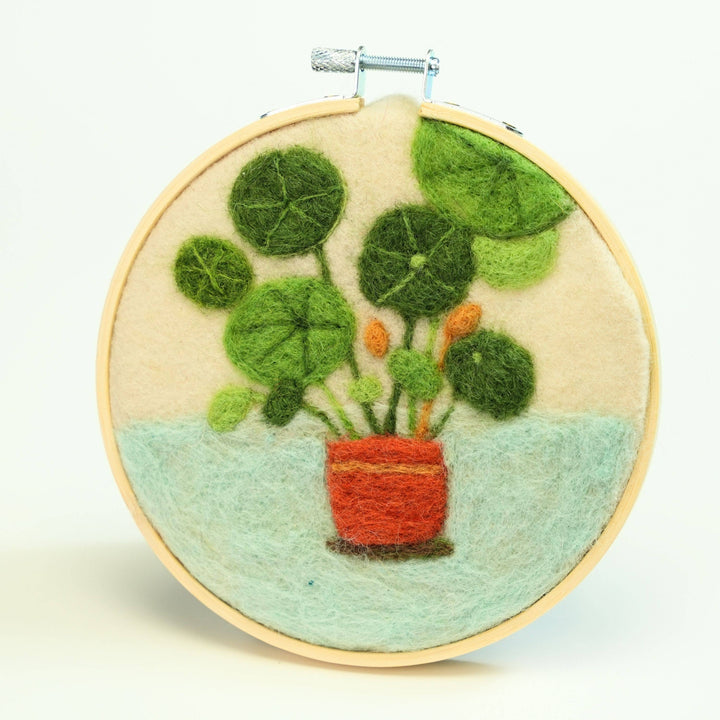 Painting with Wool - Potted Serenity
