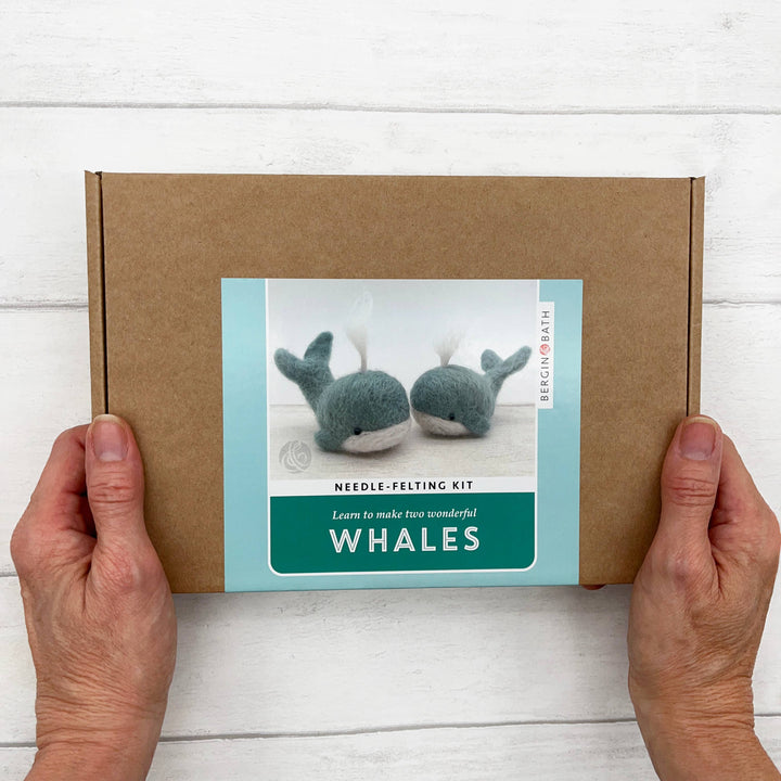Needle Felting Kit - Whales