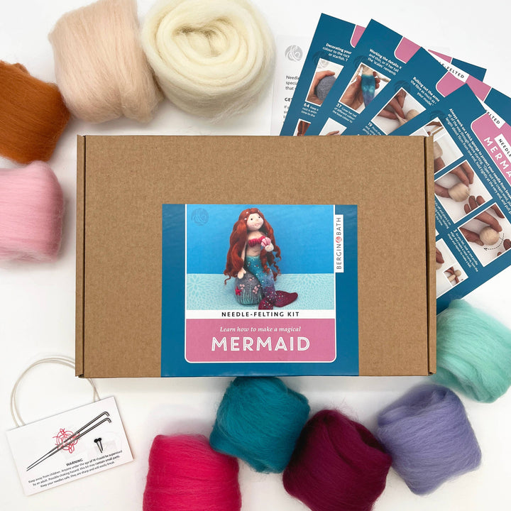 Needle Felting Kit, Mermaid