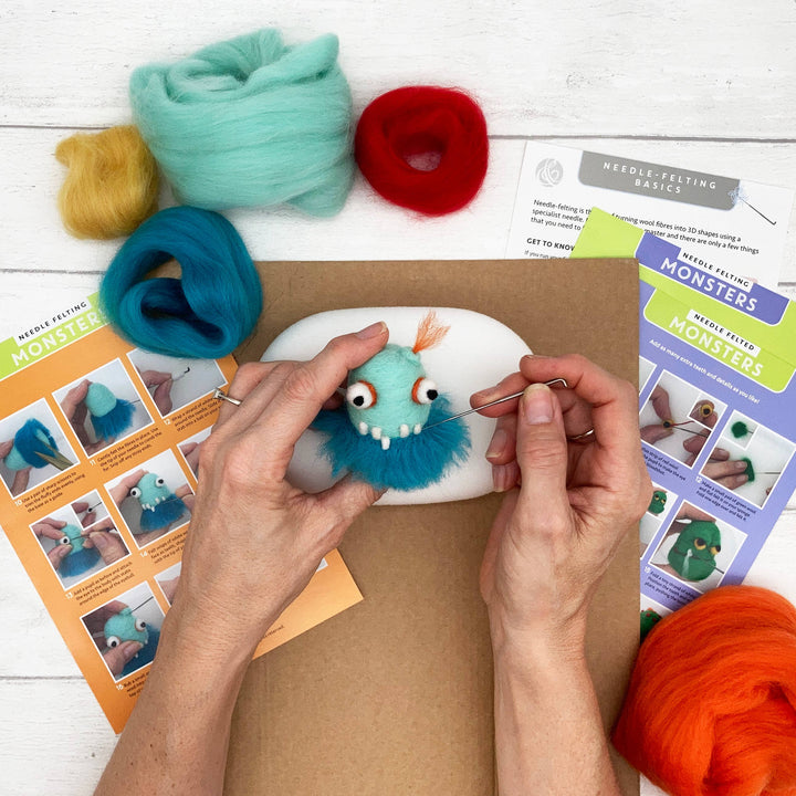 Needle Felting Kit - Monsters