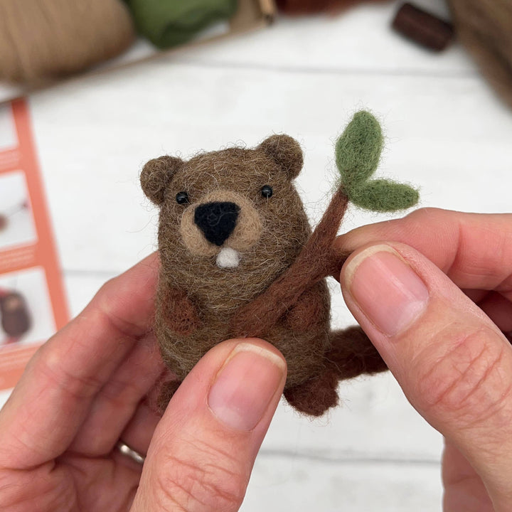 Needle Felting Kit Beavers