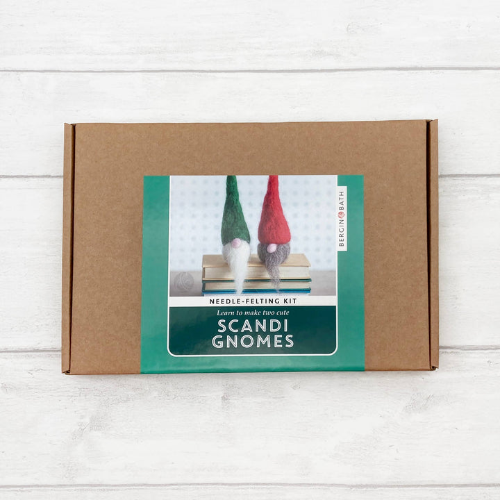 Needle Felting Kit - Scandi Gnomes. A craft kit for adults
