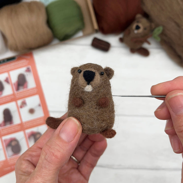 Needle Felting Kit Beavers