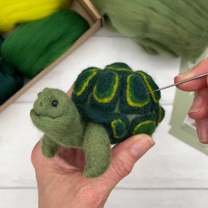 Needle felting kit - Tortoise