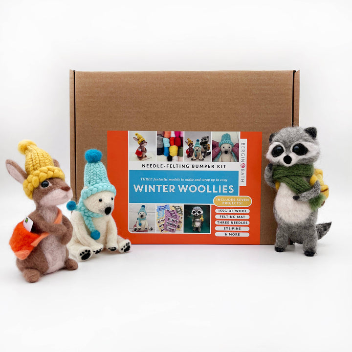 Needle Felting Bumper Kit - Winter Woollies