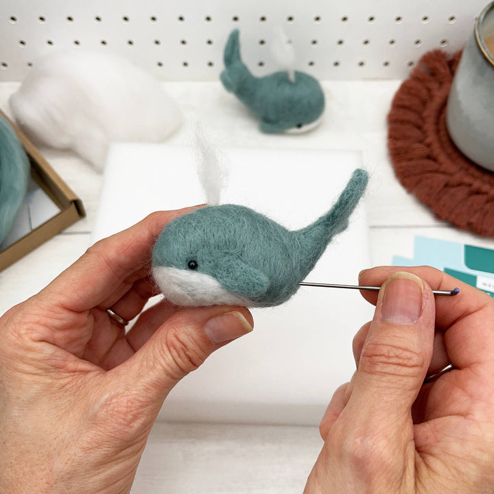 Needle Felting Kit - Whales