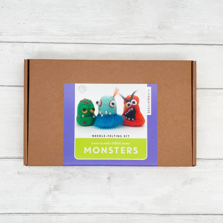 Needle Felting Kit - Monsters