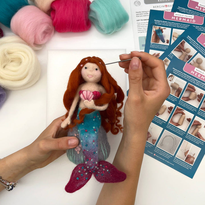 Needle Felting Kit, Mermaid