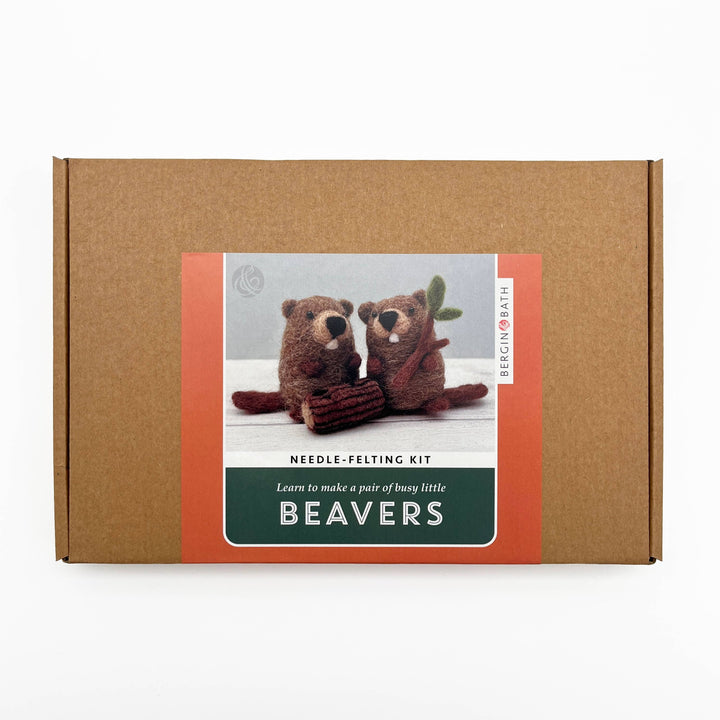 Needle Felting Kit Beavers
