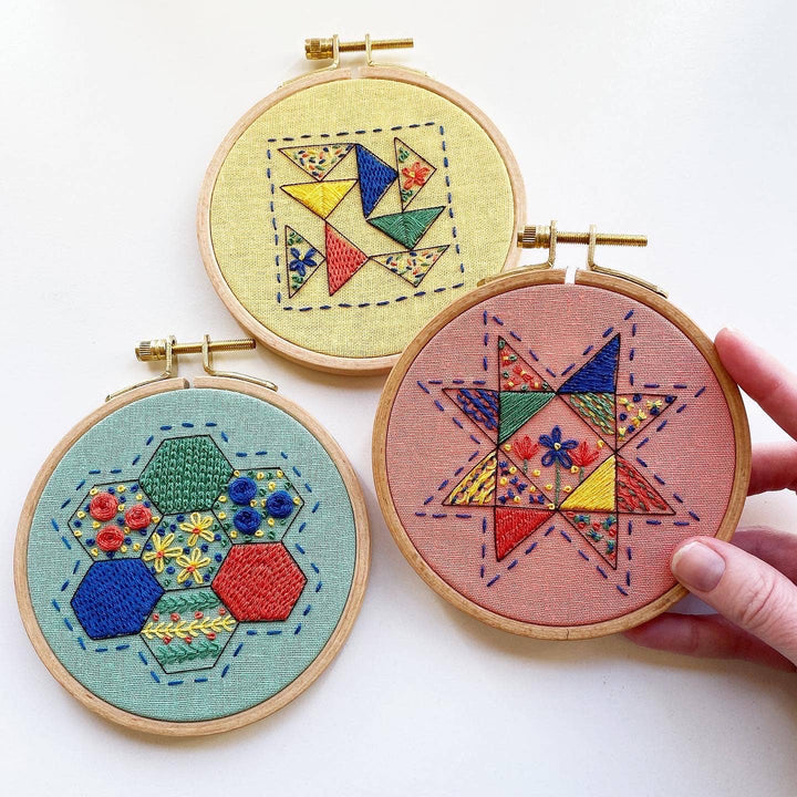 Seeing Starflowers Embroidery Kit for Beginners