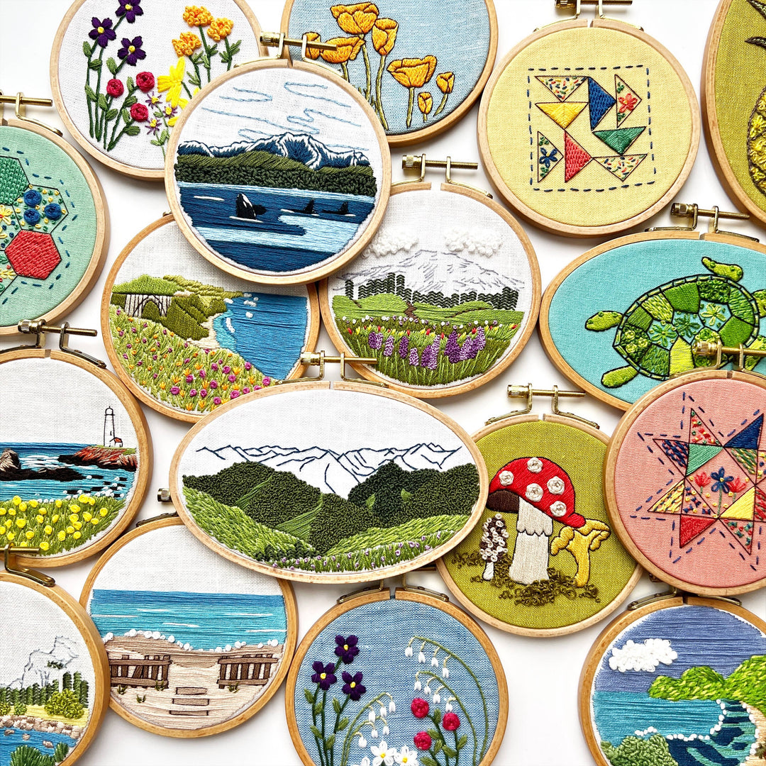 Yosemite Valley DIY Modern Hand Embroidery Kit