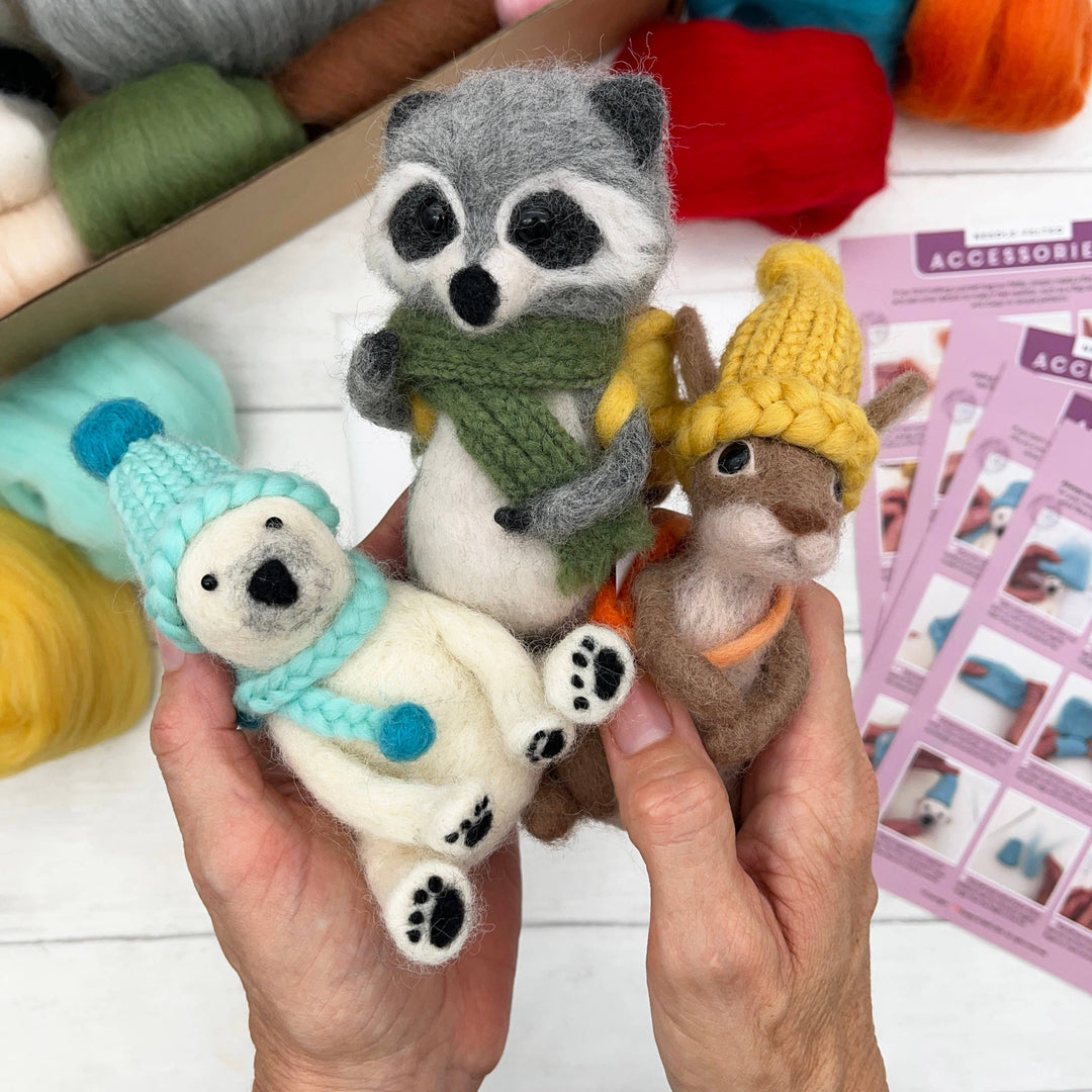 Needle Felting Bumper Kit - Winter Woollies