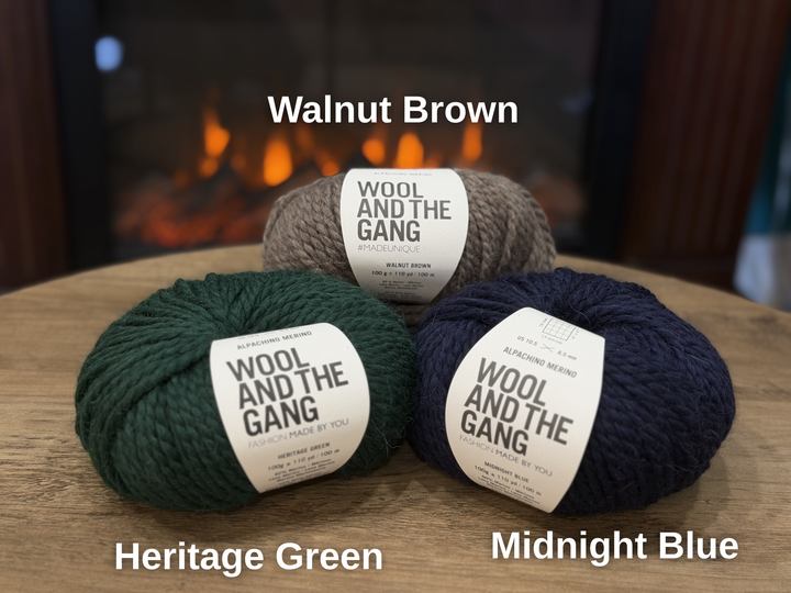 Sailor Slipper Yarn + Knitting Needles Bundle