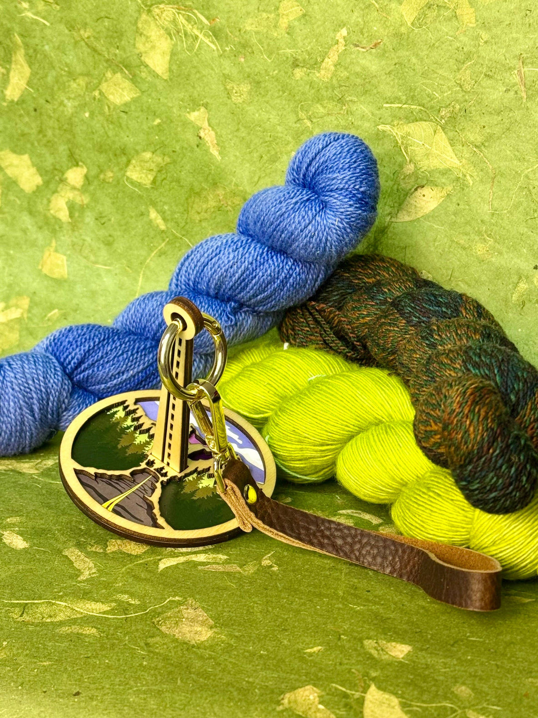 Lemonwood Wrist Yarn Holder