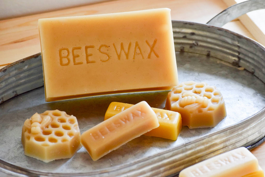 All-Natural Beeswax - 1 lb Bar