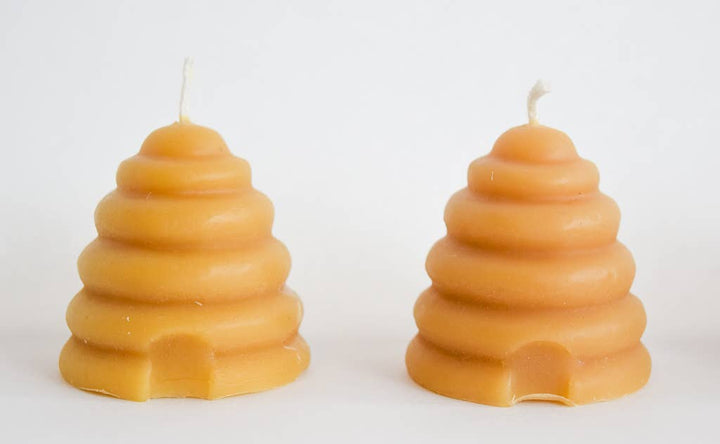 Beeswax Beehive Votive Candle