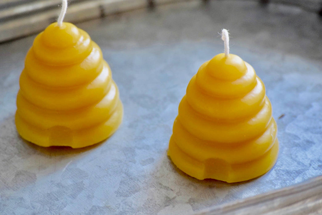 Beeswax Beehive Votive Candle