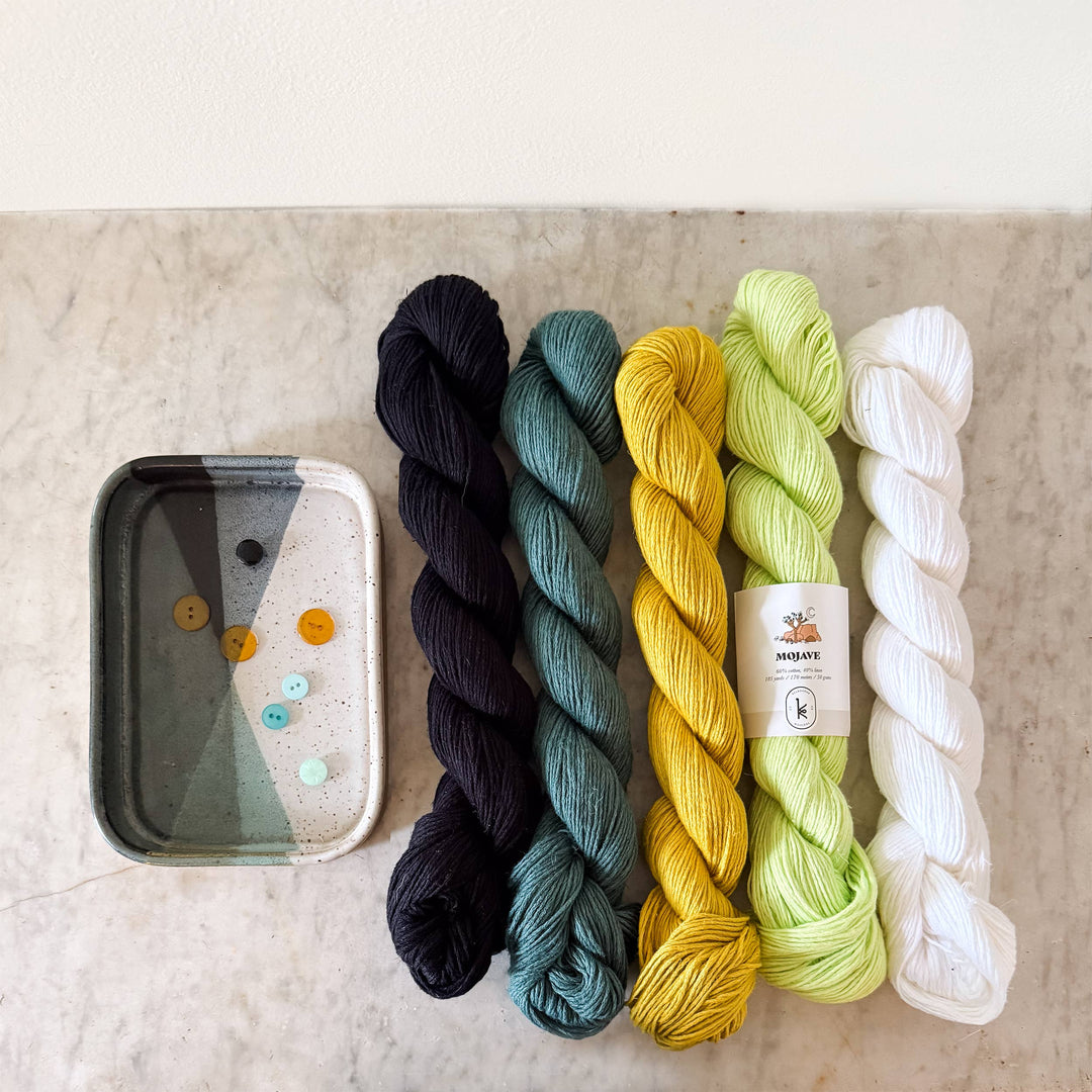 Kelbourne Woolens Mojave: Versatile sport/DK weight cotton/linen blend yarn