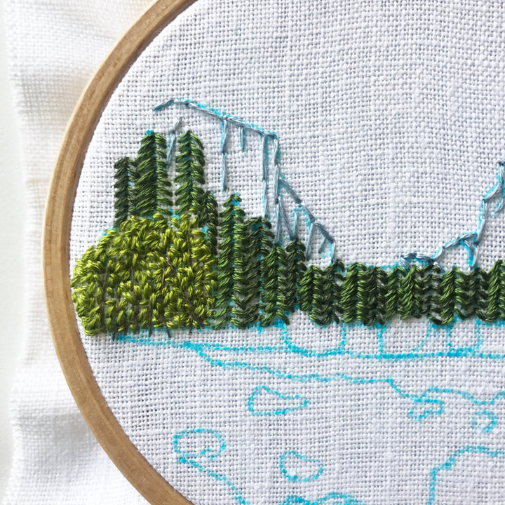 Yosemite Valley DIY Modern Hand Embroidery Kit