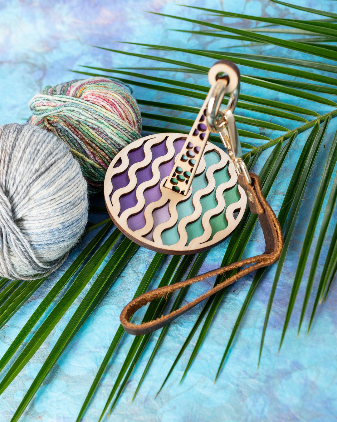 Lemonwood Wrist Yarn Holder