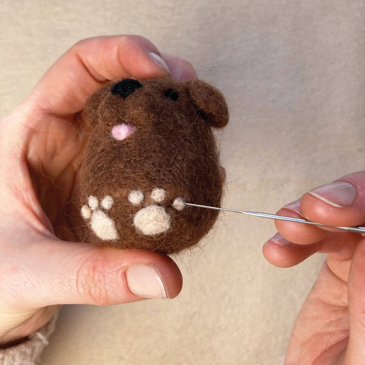 Needle Felting Kit - Mini Pets 1. Make THREE felt animals.