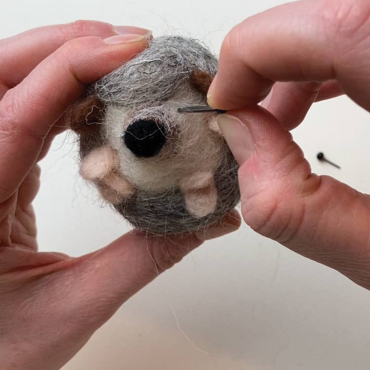 Needle Felting Kit, Hedgehog, Beginners, Creative Gift Idea