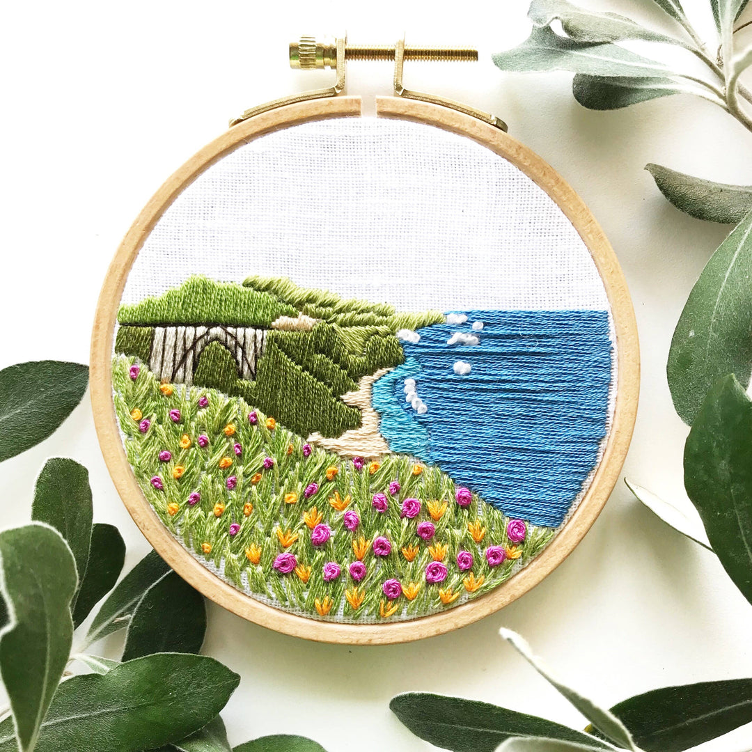 Big Sur Beginner Hand Embroidery Kit