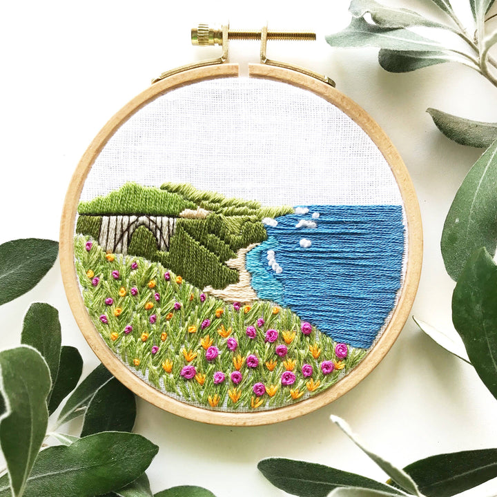 Big Sur Beginner Hand Embroidery Kit