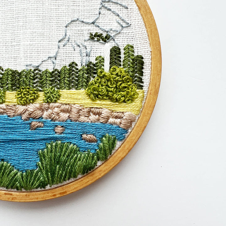 Yosemite Valley DIY Modern Hand Embroidery Kit