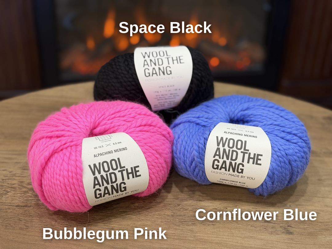 Sailor Slipper Yarn + Knitting Needles Bundle