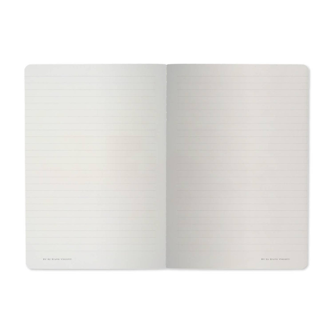 A5 Notebook - Forest Flowers on White