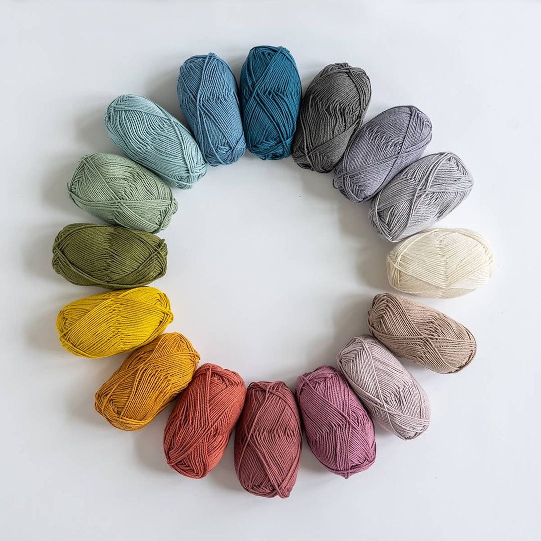 Kelbourne Woolens Skipper: sport weight un-mercerized cotton yarn