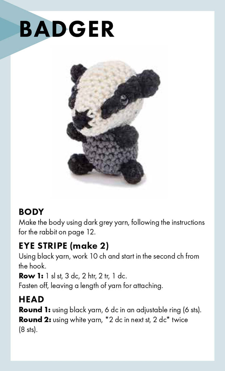 Mini Amigurumi Animals Card Deck