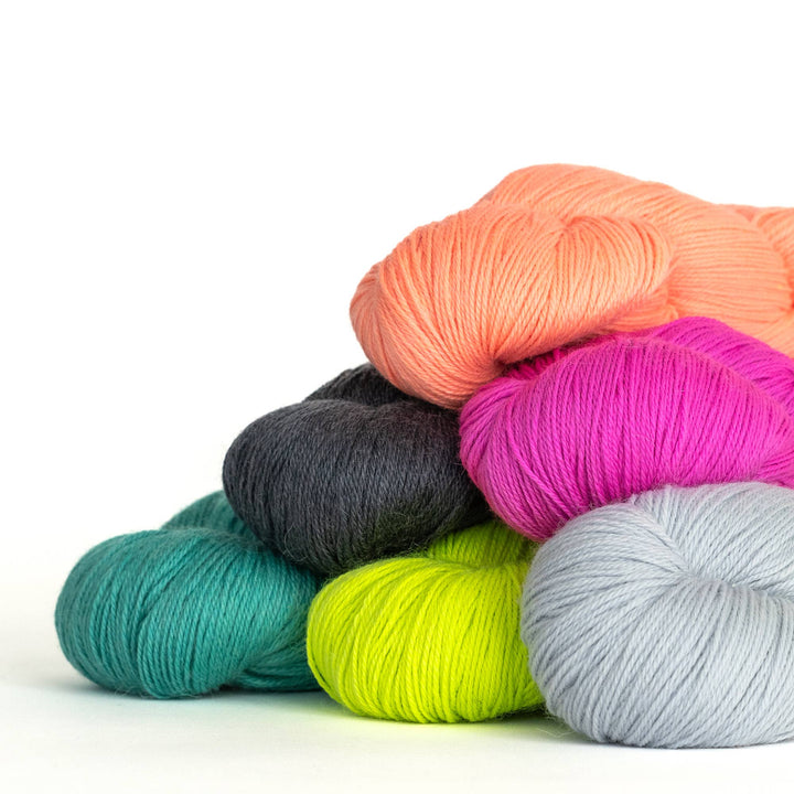 Perennial: Fingering weight merino, alpaca, and nylon yarn