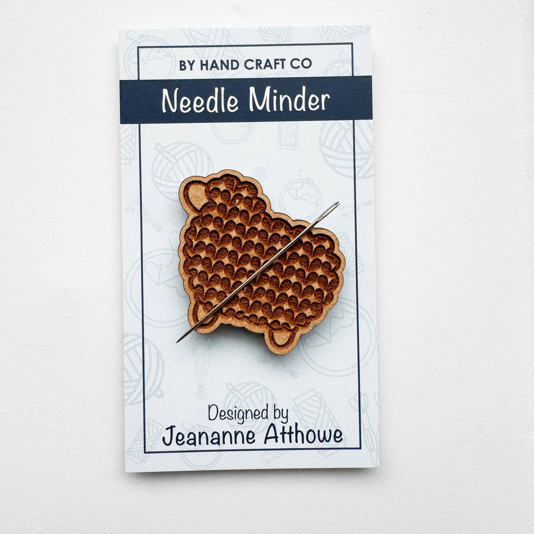 Sheep - Wooden Magnetic Needle Minder