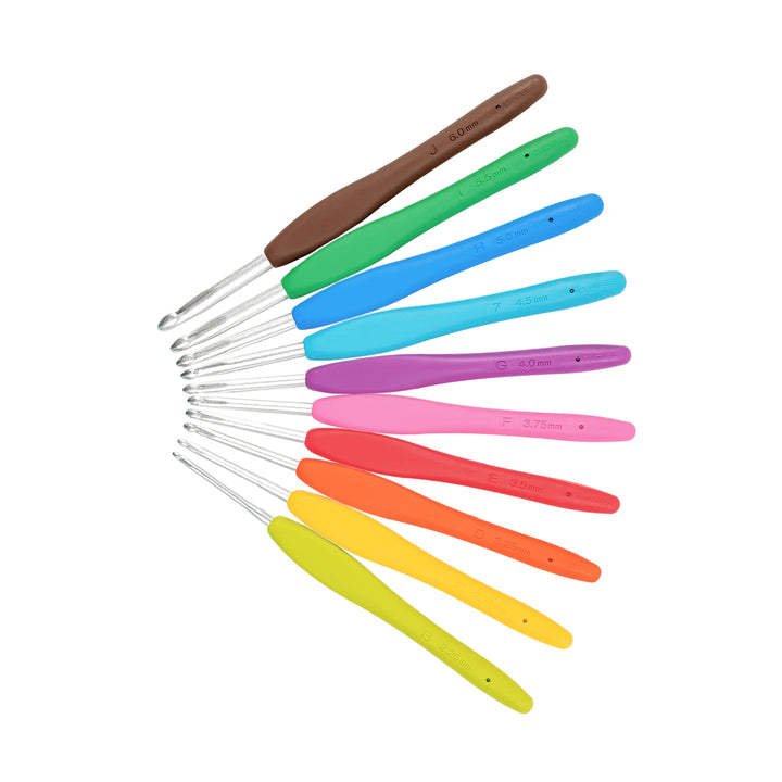 Amour Crochet Hook Set (Size B - Size J) - Clover