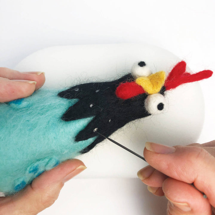 Needle Felting Kit - Chicken Egg Cosy. A creative gift idea.
