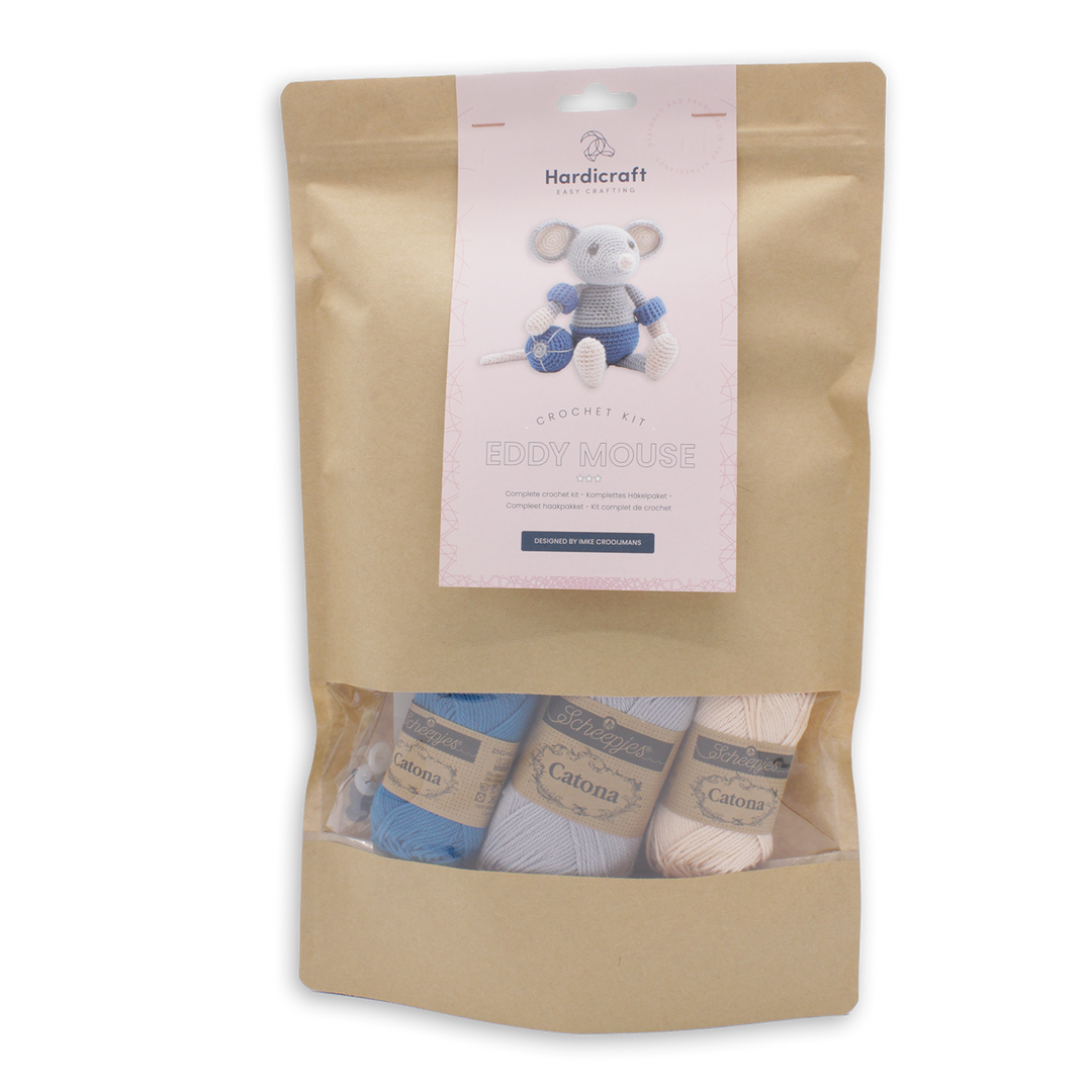 DIY Crochet Kit - Eddy Mouse