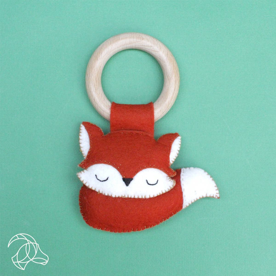 DIY Felt Kit - Woodland Animals Rattle
