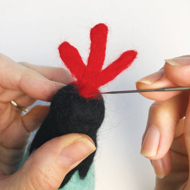Needle Felting Kit - Chicken Egg Cosy. A creative gift idea.