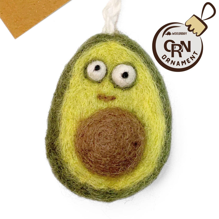 Avocado ornament (premade)