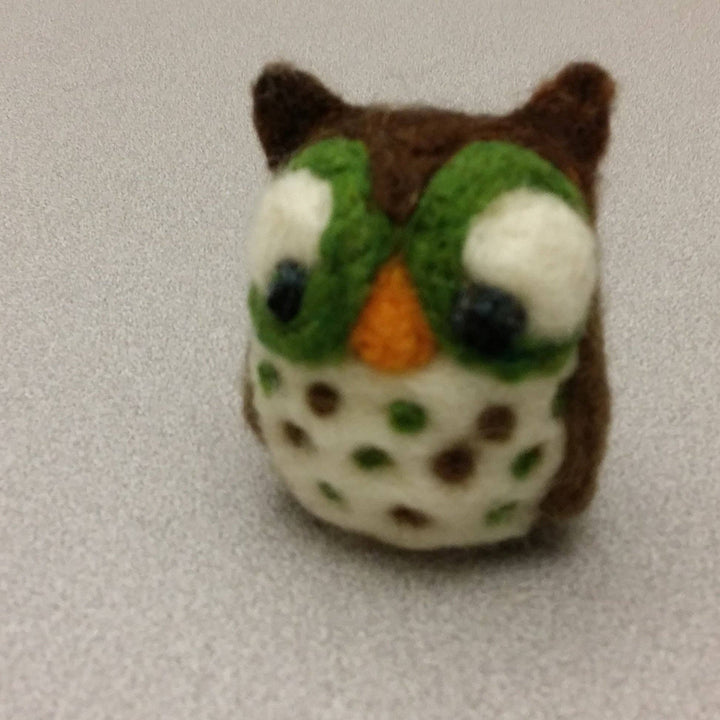Needle Felting Kit - DIY Owl Craft Kit for Beginners