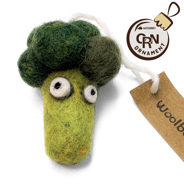 Broccoli ornament (premade)