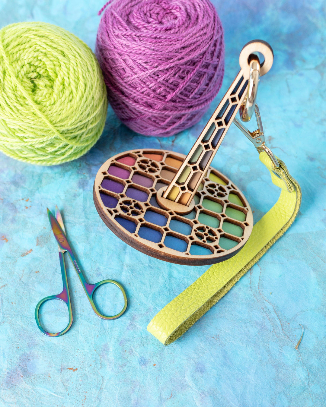 Lemonwood Wrist Yarn Holder