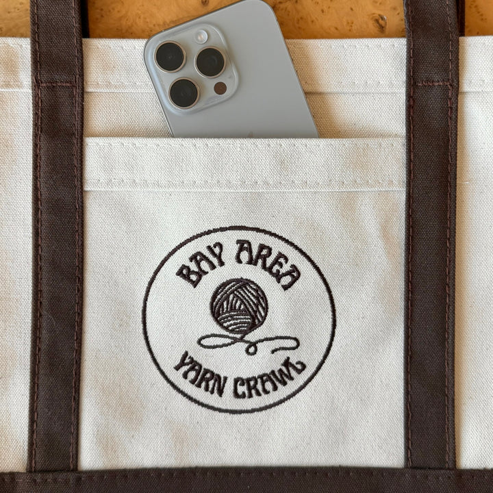 Bay Area Yarn Crawl Mini Market Tote Bag