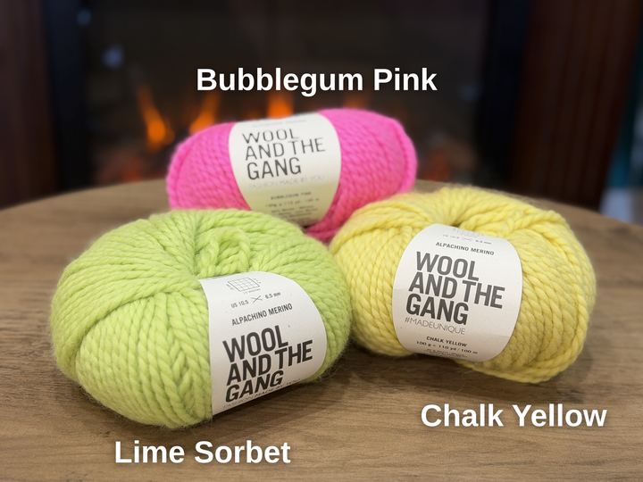 Sailor Slipper Yarn + Knitting Needles Bundle