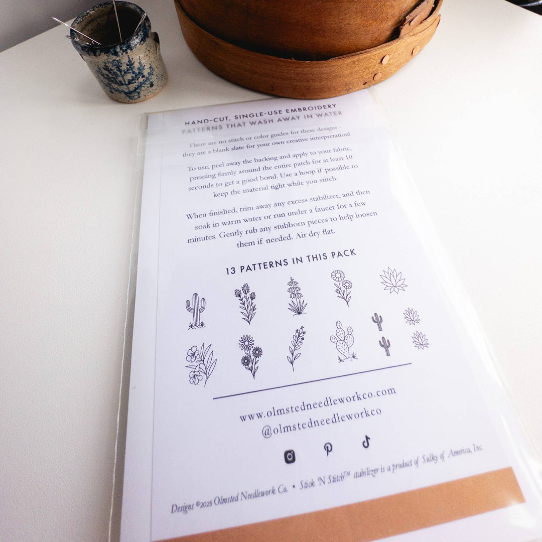 Stick and Stitch Embroidery Patterns