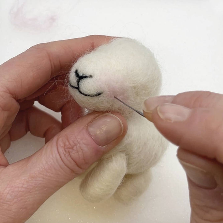 Beginner Needle Felting Kit, Spring Lambs