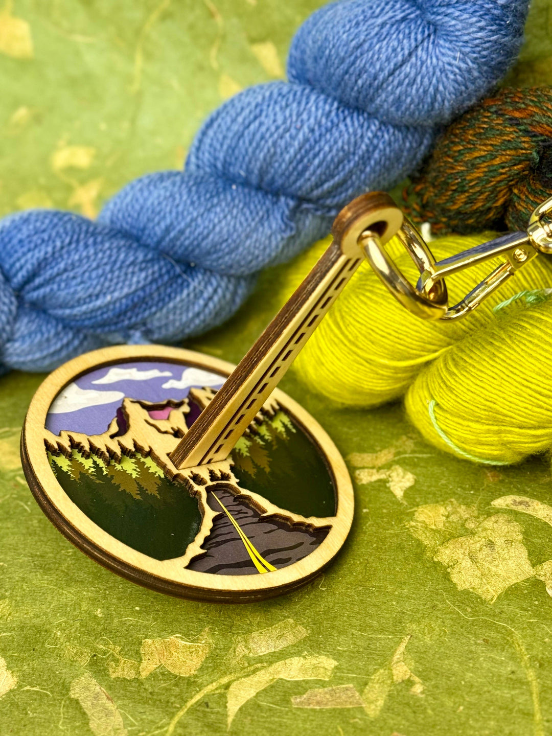 Lemonwood Wrist Yarn Holder